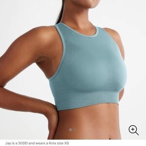 KNIX bra. Size small. New condition. Light blue​​​​​​​​